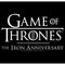 Men's Game of Thrones Iron Anniversary White Logo T-Shirt