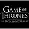 Junior's Game of Thrones Iron Anniversary White Logo T-Shirt