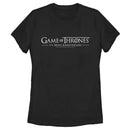 Women's Game of Thrones Iron Anniversary Small Logo T-Shirt