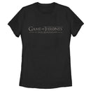 Women's Game of Thrones Iron Anniversary Small Metal Logo T-Shirt