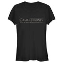Junior's Game of Thrones Iron Anniversary Small Metal Logo T-Shirt