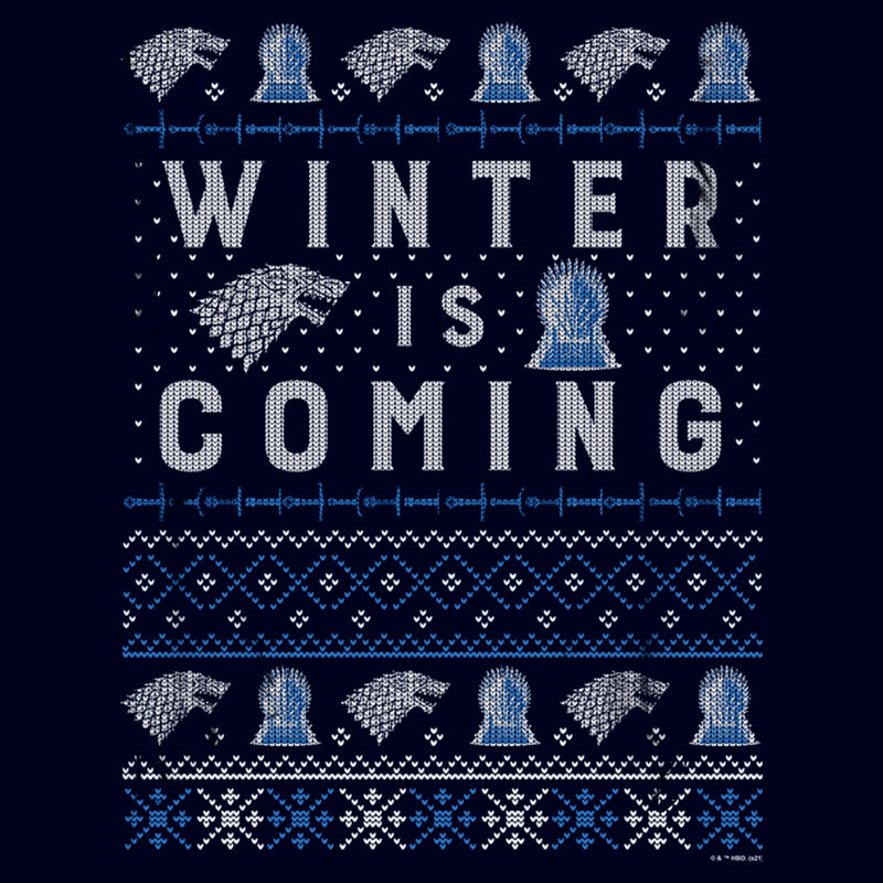 Junior's Game of Thrones Christmas Winter is Coming Sweater T-Shirt