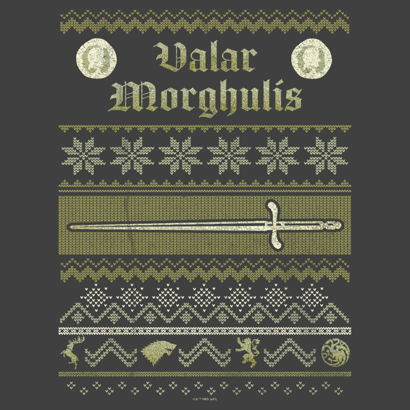 Men's Game of Thrones Christmas Valar Morghulis Sweater Sweatshirt