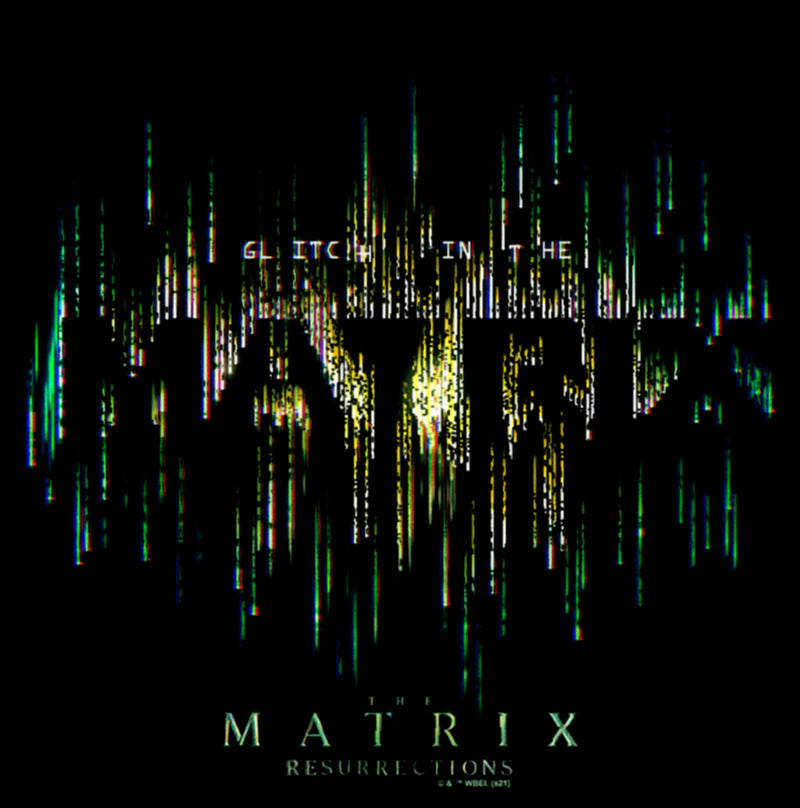 Junior's The Matrix Resurrections Glitch in the Matrix T-Shirt