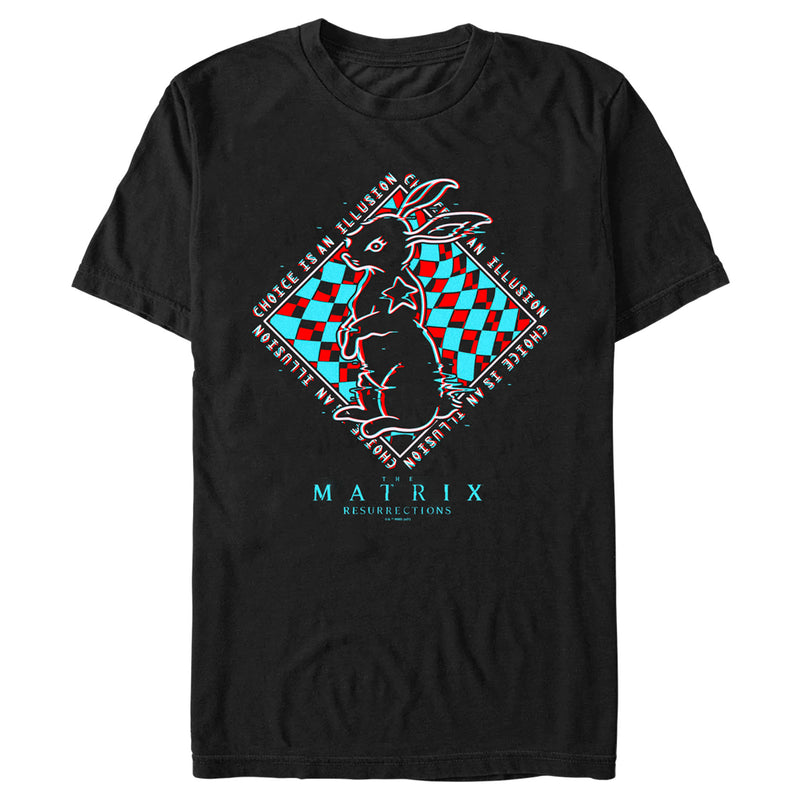 Men's The Matrix Resurrections Glitch Rabbit T-Shirt