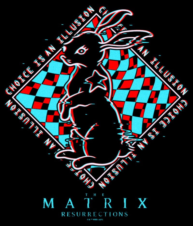 Women's The Matrix Resurrections Glitch Rabbit T-Shirt