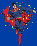 Men's Superman Christmas Lights T-Shirt