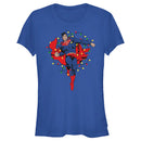 Junior's Superman Christmas Lights T-Shirt