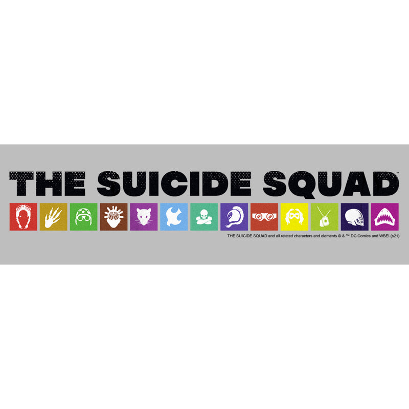 Junior's The Suicide Squad Icons Logo T-Shirt