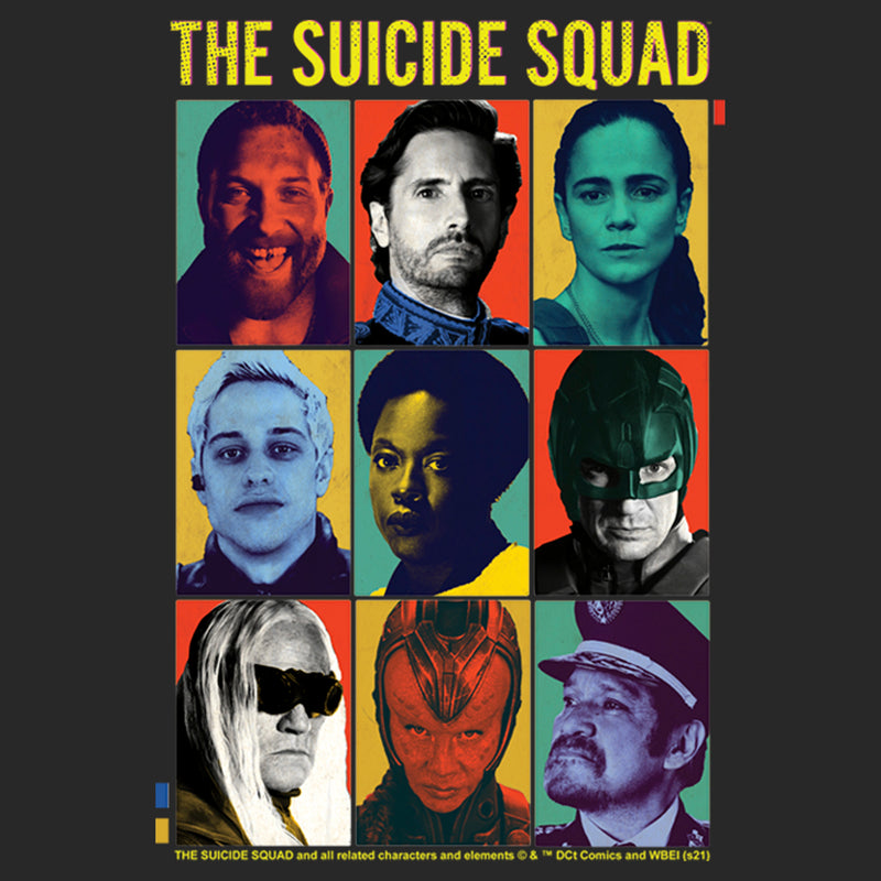 Women's The Suicide Squad Character Boxes T-Shirt