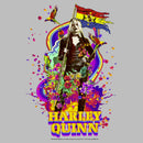 Junior's The Suicide Squad Harley Quinn Color Splash T-Shirt