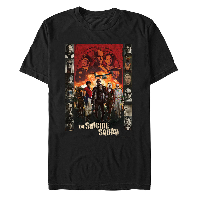Men's The Suicide Squad Character Poster T-Shirt