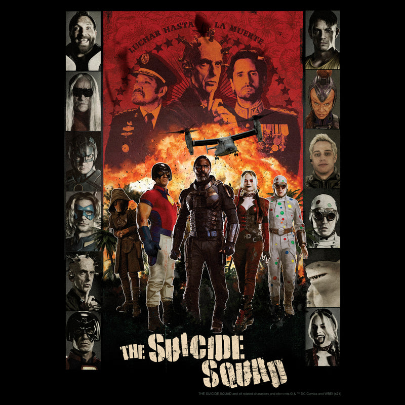 Men's The Suicide Squad Character Poster T-Shirt