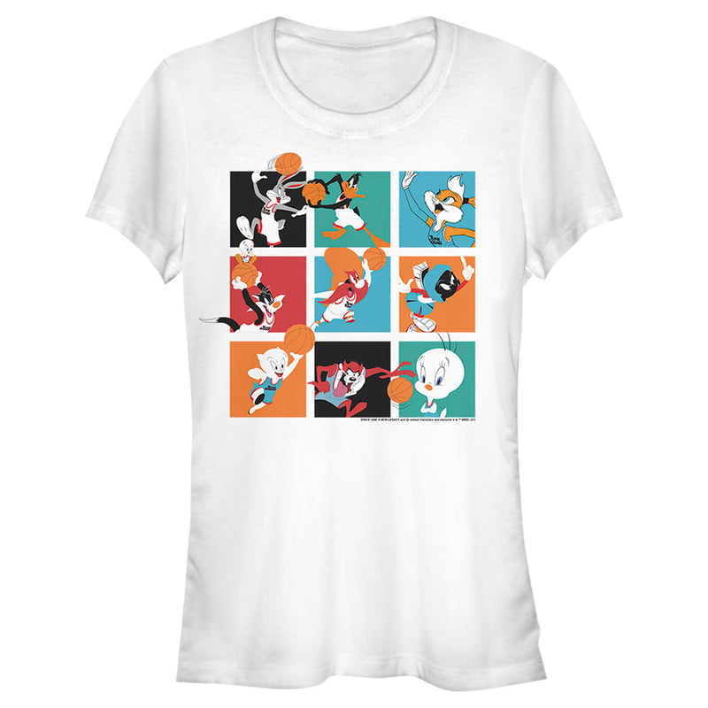 Junior's Space Jam: A New Legacy Tune Squad Boxes T-Shirt