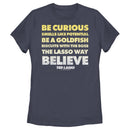 Women's Ted Lasso Be Curious Quote Stack T-Shirt