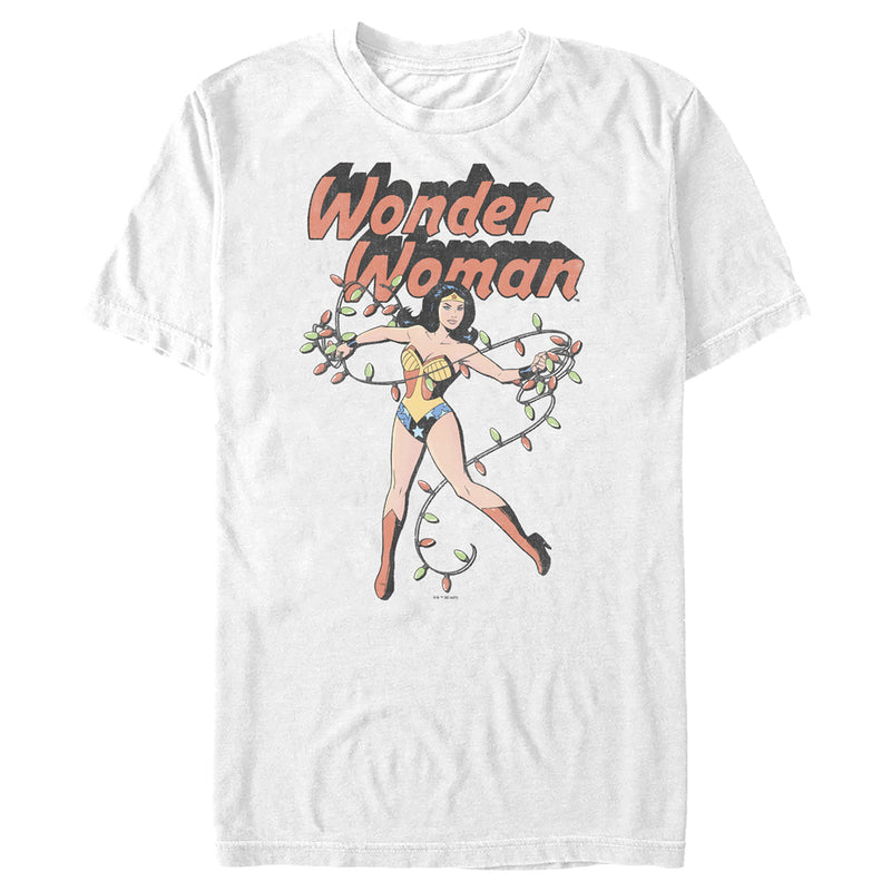 Men's Wonder Woman 1984 Wrapped in Lights T-Shirt