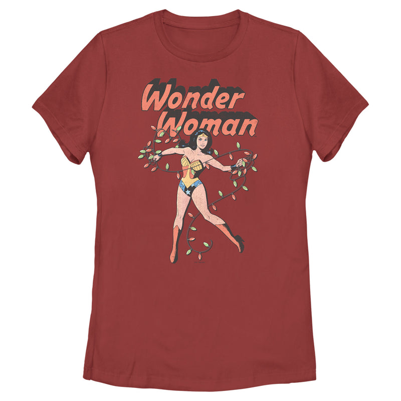 Women's Wonder Woman 1984 Wrapped in Lights T-Shirt