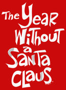 Boy's The Year Without a Santa Claus White Logo Stack T-Shirt