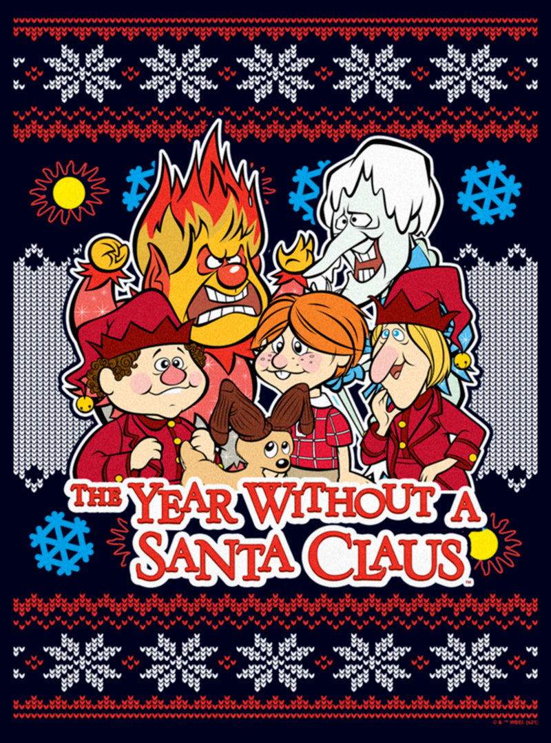 Junior's The Year Without a Santa Claus Christmas Sweater T-Shirt
