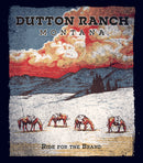 Junior's Yellowstone Dutton Ranch Ride For The Brand Snow Poster T-Shirt