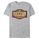 Men's Yellowstone Distressed Dutton Ranch Montana Est 1886 Logo T-Shirt