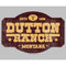 Women's Yellowstone Distressed Dutton Ranch Montana Est 1886 Logo T-Shirt