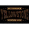 Junior's Yellowstone Dutton Ranch Montana Est. 1886 Logo T-Shirt