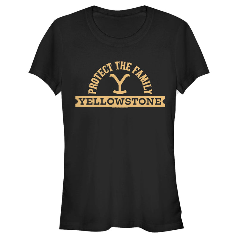 Junior's Yellowstone Protect The Family T-Shirt