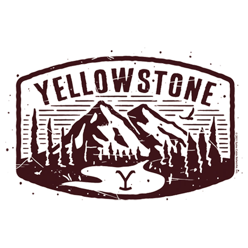 Junior's Yellowstone Brown Dutton Ranch Montana Landscape Scenery T-Shirt