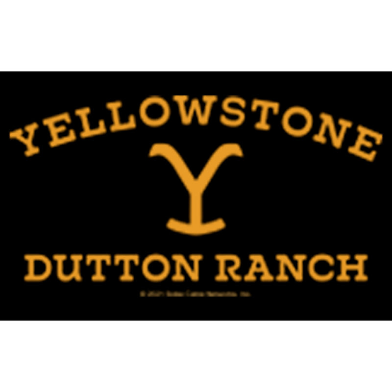 Men's Yellowstone Small Yellow Pocket Dutton Ranch Brand T-Shirt