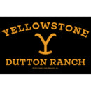 Junior's Yellowstone Small Yellow Pocket Dutton Ranch Brand T-Shirt