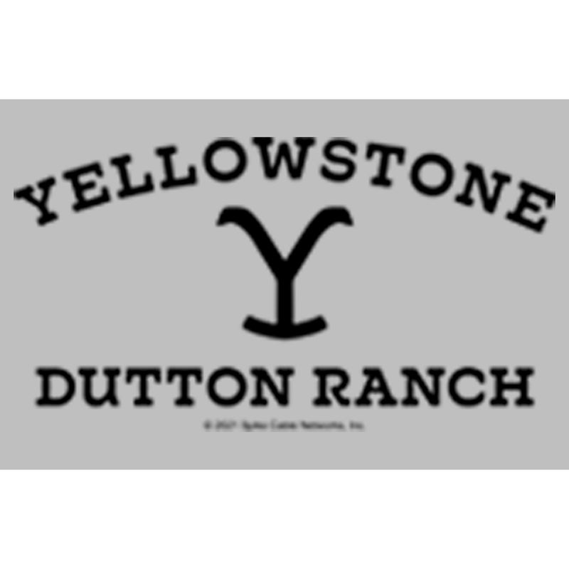 Men's Yellowstone Black Dutton Ranch Black Branding Pocket Logo T-Shirt