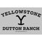 Women's Yellowstone Black Dutton Ranch Black Branding Pocket Logo T-Shirt