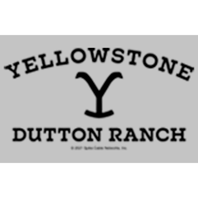 Women's Yellowstone Black Dutton Ranch Black Branding Pocket Logo T-Shirt