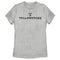 Women's Yellowstone White Dutton Ranch Brand Logo T-Shirt