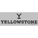 Women's Yellowstone White Dutton Ranch Brand Logo T-Shirt