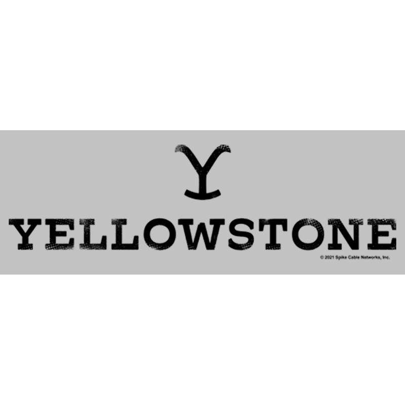 Women's Yellowstone White Dutton Ranch Brand Logo T-Shirt