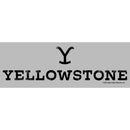 Junior's Yellowstone White Dutton Ranch Brand Logo T-Shirt