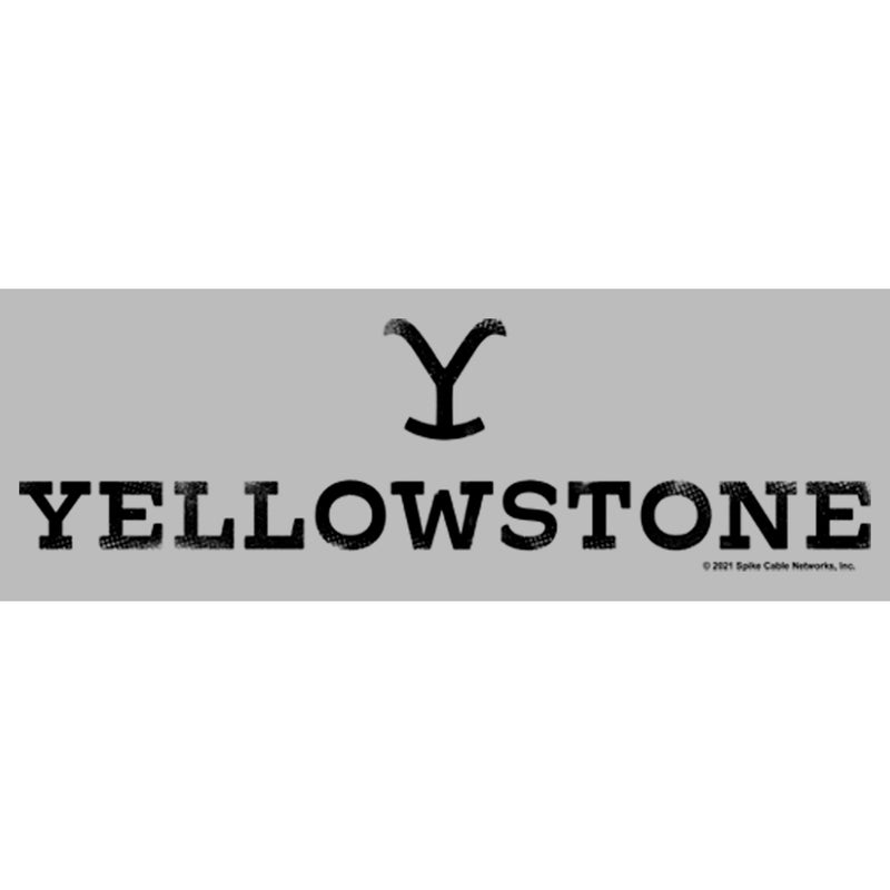 Junior's Yellowstone White Dutton Ranch Brand Logo T-Shirt