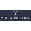 Women's Yellowstone White Dutton Ranch Brand Logo T-Shirt