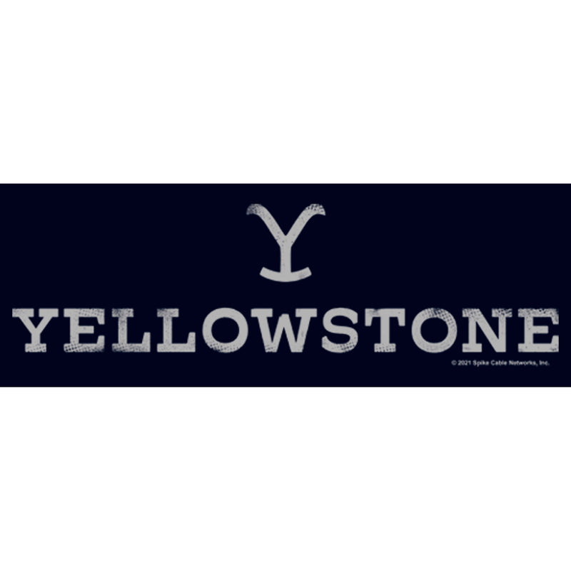 Junior's Yellowstone White Dutton Ranch Brand Logo T-Shirt