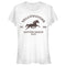 Junior's Yellowstone Brown Horse Dutton Ranch Logo Est. 1886 T-Shirt