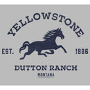 Junior's Yellowstone Dutton Ranch Horse Logo T-Shirt