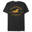 Men's Yellowstone Dutton Ranch Horse Logo T-Shirt