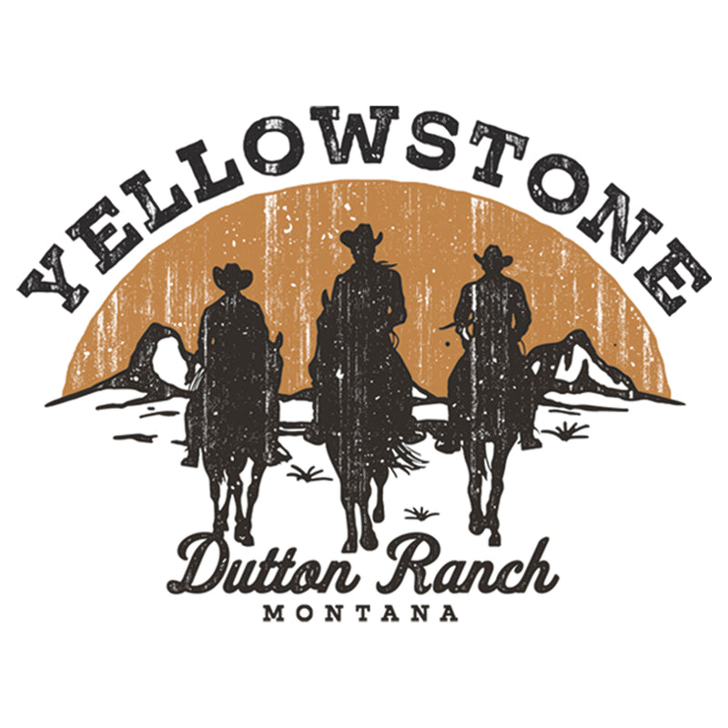 Men's Yellowstone Riders Of Dutton Ranch Silhouette T-Shirt