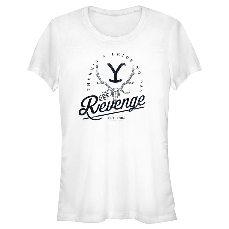 Junior's Yellowstone There's a Price to Pay for Revenge T-Shirt