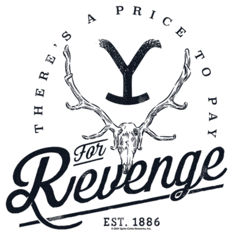 Junior's Yellowstone There's a Price to Pay for Revenge T-Shirt