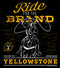 Men's Yellowstone Dutton Ranch Cowboy Ride For The Brand T-Shirt