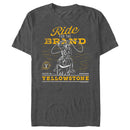 Men's Yellowstone Dutton Ranch Cowboy Ride For The Brand T-Shirt