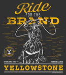 Men's Yellowstone Dutton Ranch Cowboy Ride For The Brand T-Shirt